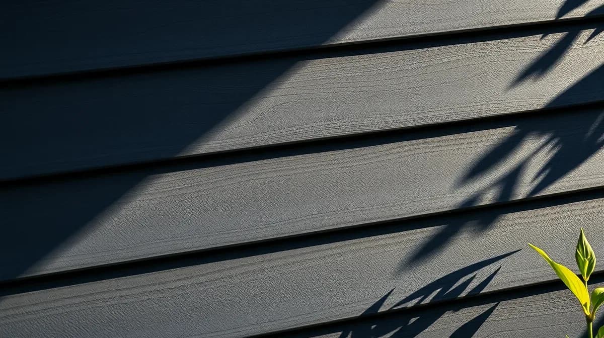 Anthracite composite cladding detail on a garden room